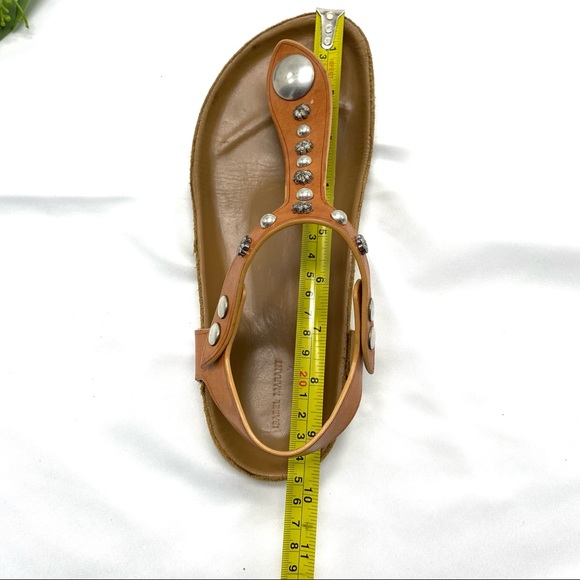 Isabel Marant Enore Flower Studded Sandals size 37.5 - Picture 11 of 13